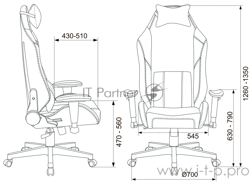 Кресло игровое Zombie HERO QUEEN PRO черный/белый искусственная кожа с подголов. крестовина пластик