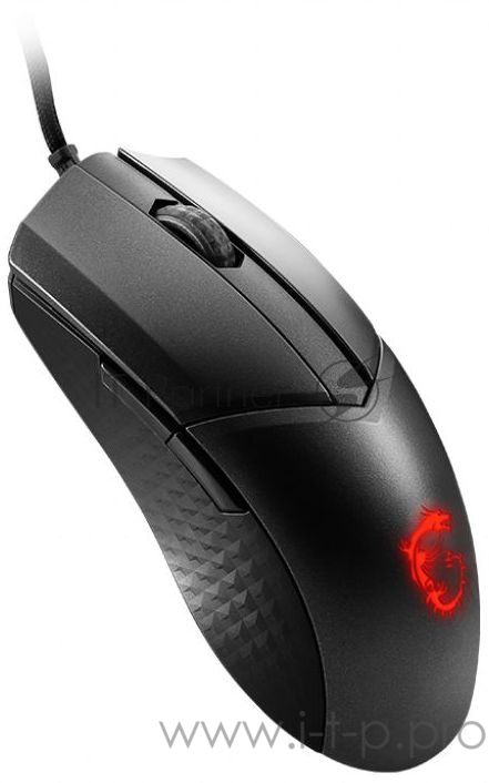 Мышь MSI Clutch GM41 черный/красный оптическая (16000dpi) USB2.0 (6but)