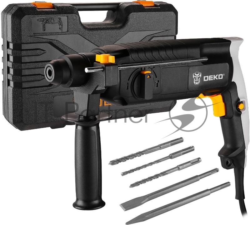 Перфоратор Deko DKH950W патрон:SDS-plus уд.:3.2Дж 950Вт (кейс в комплекте)