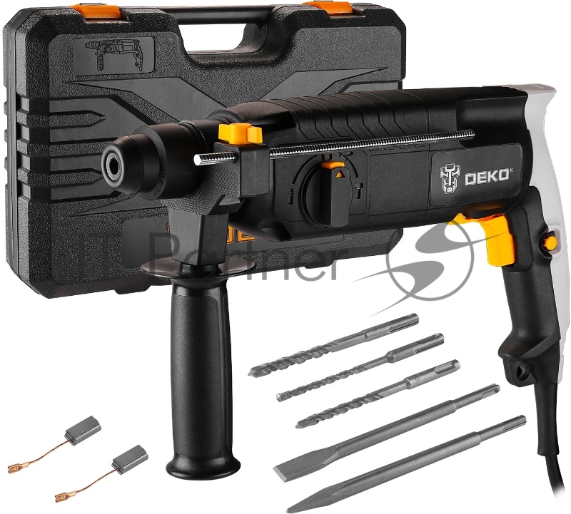Перфоратор Deko DKH950W патрон:SDS-plus уд.:3.2Дж 950Вт (кейс в комплекте)