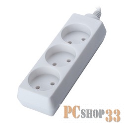 Сетевые фильтры SVEN Удлинитель Standard 2G-3/5m, белый { 3 розетки }