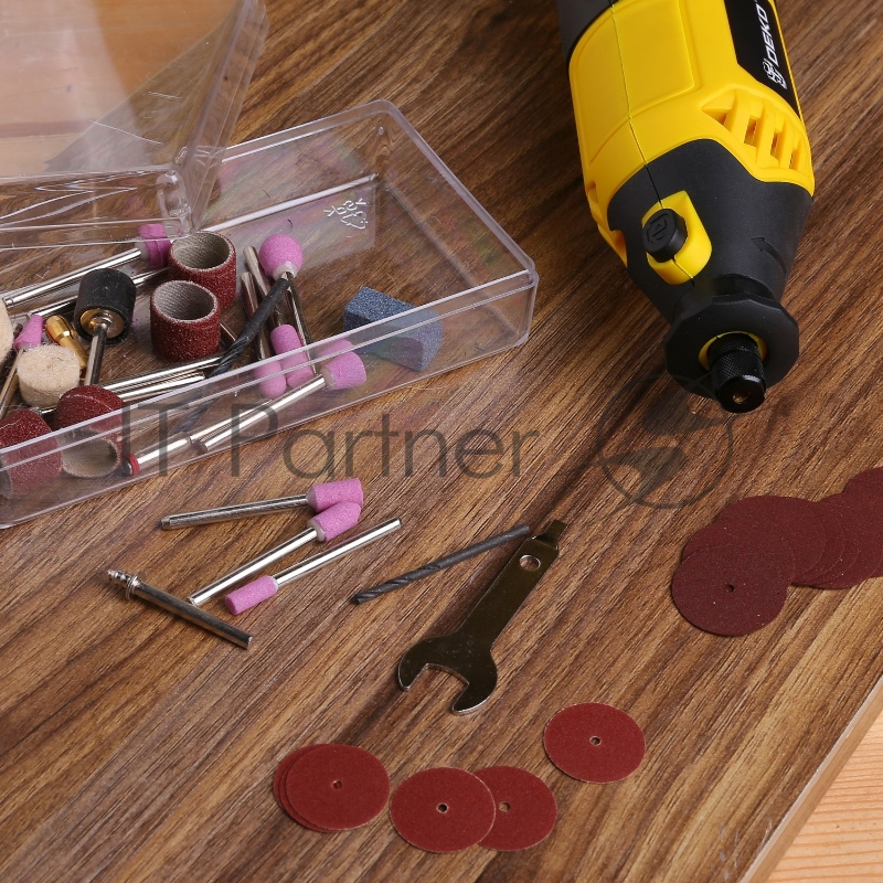 Электрический цифровой гравер DEKO 350Вт + набор 43 инструментов DKRT350E-LCD 43 tools +