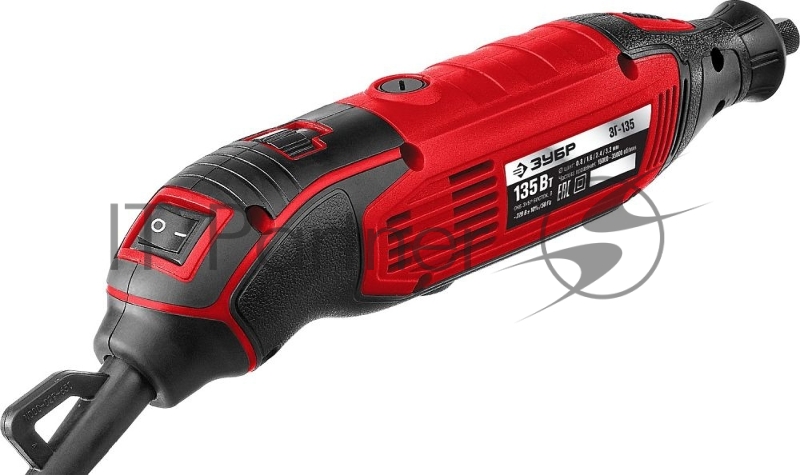 Гравер электрический, 220В, 135 Вт, 3.2 мм в коробке ЗУБР ЗГ-135