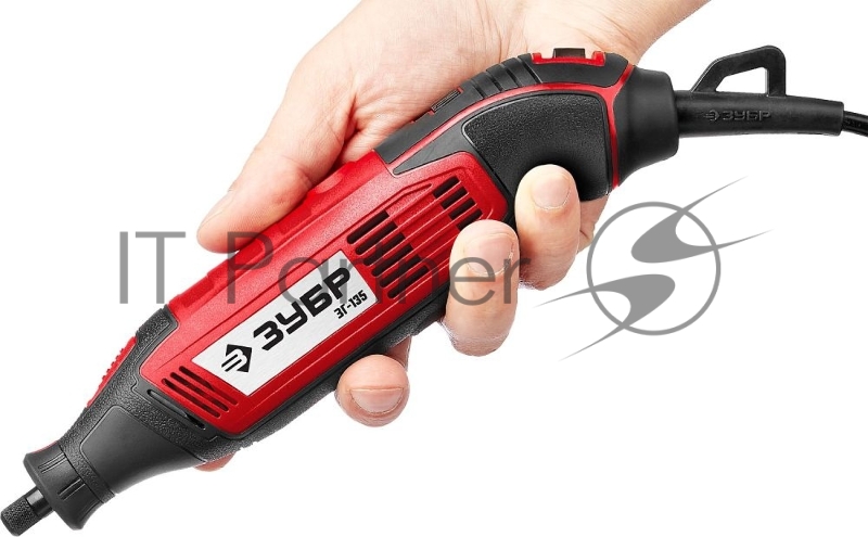 Гравер электрический, 220В, 135 Вт, 3.2 мм в коробке ЗУБР ЗГ-135