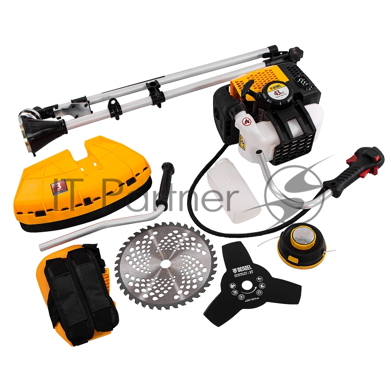 Триммер бензиновый Denzel DGT 430S, 43см3, 2,5 л.с. 96237