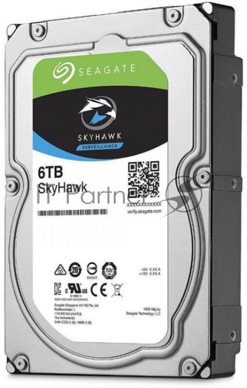 Жесткий диск SATA 6TB 5400RPM 6GB/S 128MB ST6000VX001 SEAGATE, 3.5