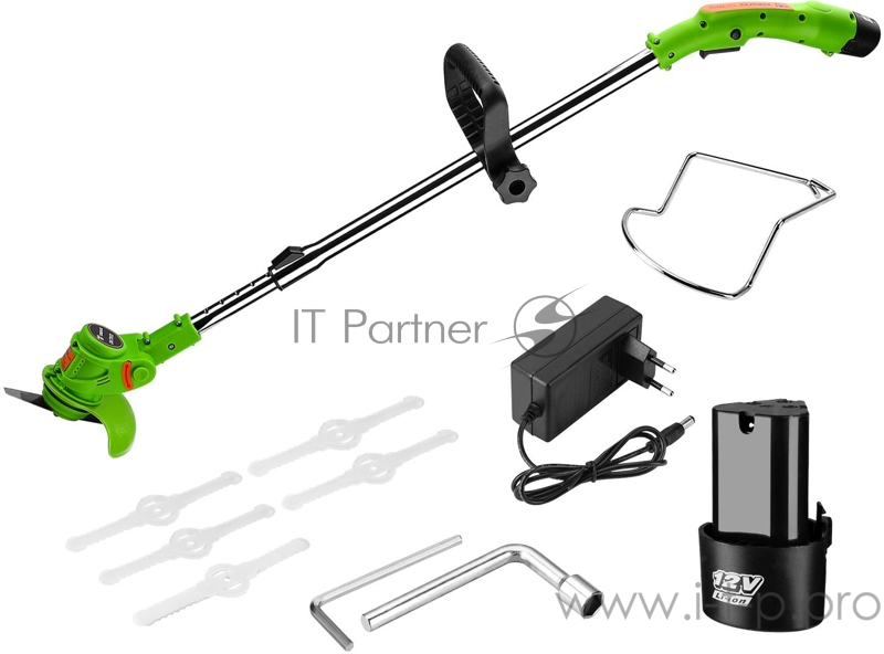 Триммер электрический Deko DKTR12 аккум. 300Вт реж.эл.:нож