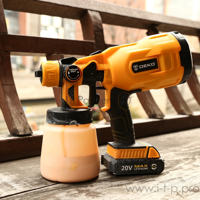 Краскопульт Deko DKSG20K2 120Вт бак:800мл 100-200мл/мин