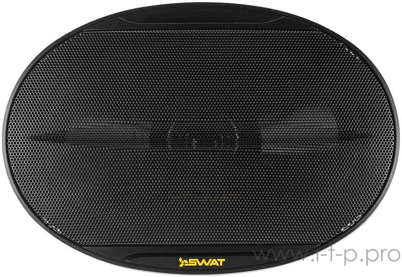Колонки автомобильные Swat SP-H69 280Вт 90дБ 4Ом 15x23см (6x9дюйм) (ком.:2кол.) широкополосные однополосные