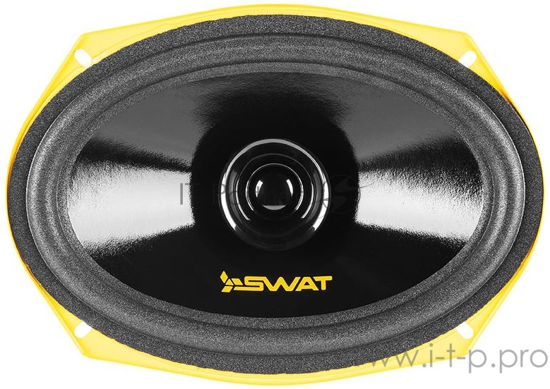 Колонки автомобильные Swat SP-H69 280Вт 90дБ 4Ом 15x23см (6x9дюйм) (ком.:2кол.) широкополосные однополосные