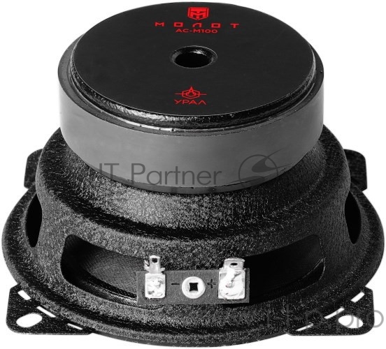 Колонки автомобильные Ural Молот АС-М100 (без решетки) 110Вт 91дБ 4Ом 10см (4дюйм) (ком.:2кол.) широкополосные однополосные