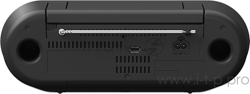 Аудиомагнитола Panasonic RX-D550GS-K черный 20Вт/CD/CDRW/MP3/FM(dig)/USB