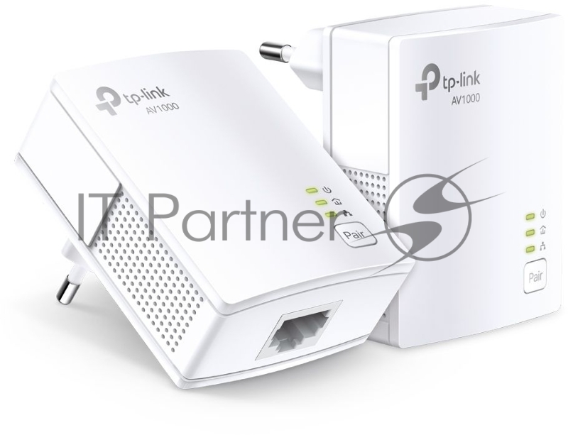 Сетевой адаптер AV1000 Gigabit Powerline Starter KitSPEED: 1000 Mbps PowerlineSPEC: Broadcom CPU, HomePlug AV2, 1+1 Gigabit PortFEATURE: Plug and Play, tpPLC Utility, Pair for More SecurityKIT: 2× TL-PA7017