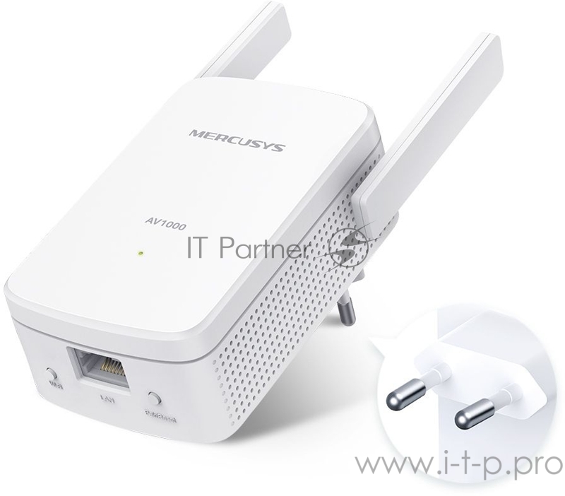 Комплект гигабитных Wi-Fi адаптеров Powerline AV1000 Powerline kit with 300Mbps Wi-Fi, plug and play, up to 300 meters over an existing electrical circuit, the kit includes a MP510 and a MP500.