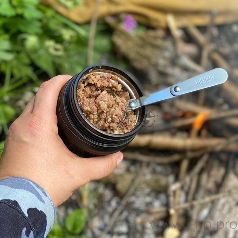 Термос для еды Thermos Армия России Патрон 0.5л. серый (645203)