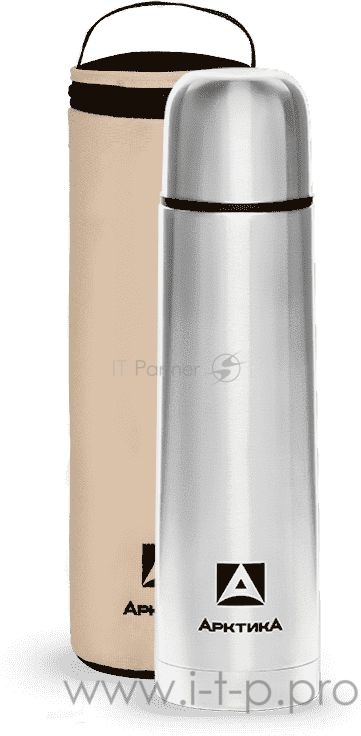 Термос Арктика 101-750A 0.75л. серебристый с чехлом (101-750A/SIL)