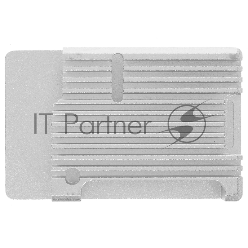 Корпус Qumo Aluminum case without fan, Raspberry Pi 3, silver(RS024)