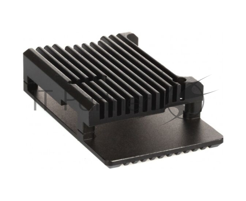 Корпус Qumo Aluminum case without fan, Raspberry Pi 4, black(RS006)