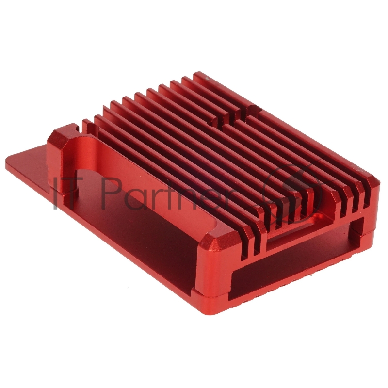 Корпус Qumo Aluminum case without fan, Raspberry Pi 4, red(RS004)