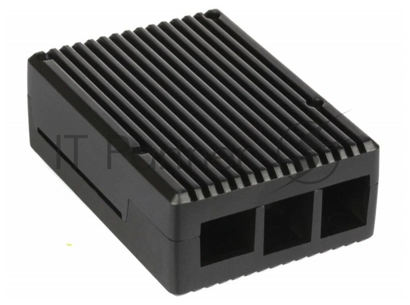 Корпус Qumo, Aluminum Case, Raspberry Pi 4B, black(RS017)