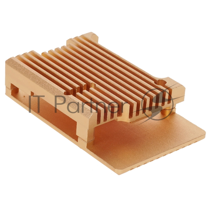Корпус Qumo Aluminum case without fan, Raspberry Pi 3, gold(RS025)