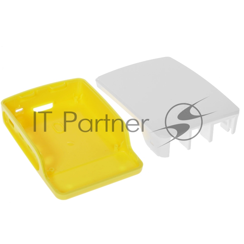 Корпус Qumo ABS Plastic, Raspberry Pi 4, White+Yellow(RS032)