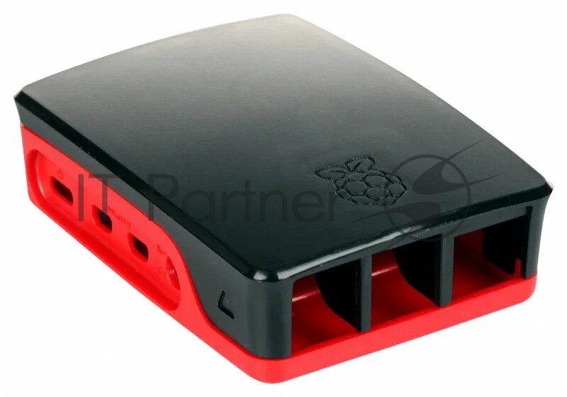 Корпус Qumo ABS Plastic, Raspberry Pi 4, Black+Red(RS033)