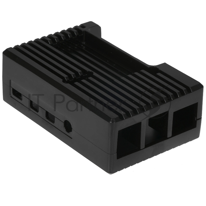 Корпус Qumo Aluminum case with black fan, Raspberry Pi 4, black(RS022)