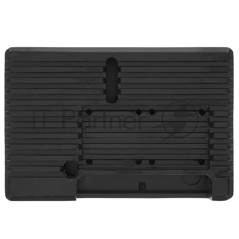 Корпус Qumo Aluminum case with black fan, Raspberry Pi 4, black(RS022)