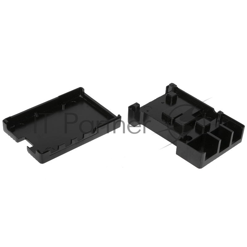 Корпус Qumo Aluminum case with black fan, Raspberry Pi 4, black(RS022)