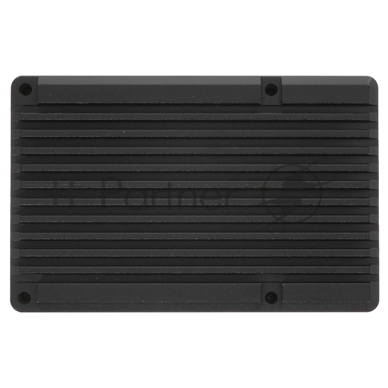 Корпус Qumo Aluminum case with double black fans, Raspberry Pi 4, black(RS010)