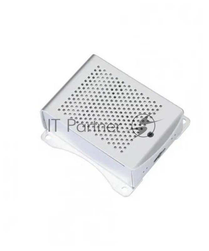 Корпус перфорированный Qumo с доп.креплением, Aluminum Case, Raspberry Pi 4B, silver(RS036)
