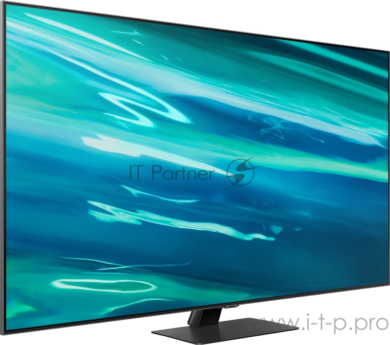 Телевизор ЖК 55 Samsung Телевизор ЖК 55 Samsung/ 55”, QLED, Smart TV,Wi-Fi, Voice, PQI 3800,HDR 12х, HDR10+, DVB-T2/C/S2, 2.2.2 CH, 60W, OTS, FreeSync Premium Pro, 4HDMI, 2USB, CARBON SILVER/SAND CARBON