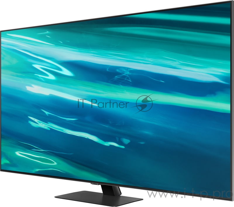Телевизор ЖК 55 Samsung Телевизор ЖК 55 Samsung/ 55”, QLED, Smart TV,Wi-Fi, Voice, PQI 3800,HDR 12х, HDR10+, DVB-T2/C/S2, 2.2.2 CH, 60W, OTS, FreeSync Premium Pro, 4HDMI, 2USB, CARBON SILVER/SAND CARBON
