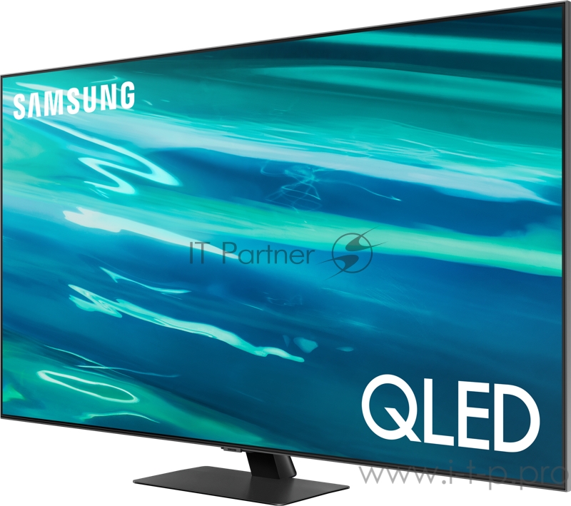Телевизор ЖК 55 Samsung Телевизор ЖК 55 Samsung/ 55”, QLED, Smart TV,Wi-Fi, Voice, PQI 3800,HDR 12х, HDR10+, DVB-T2/C/S2, 2.2.2 CH, 60W, OTS, FreeSync Premium Pro, 4HDMI, 2USB, CARBON SILVER/SAND CARBON