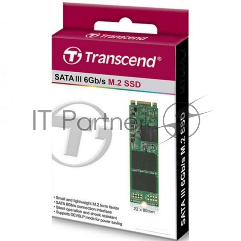 M.2 2280 120GB Transcend MTS820 Client SSD TS120GMTS820S SATA 6Gb/s, 560/480, IOPS 40/75K, MTBF 1M,