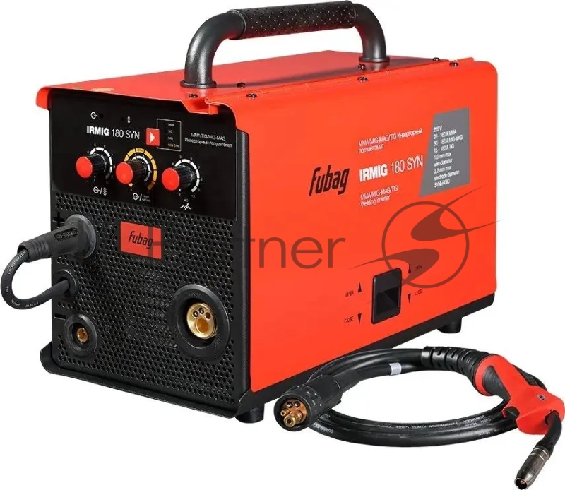 Сварочный полуавтомат инвертор FUBAG IRMIG 180 SYN 31446 + Горелка FB 250 3m 38443 31446.1