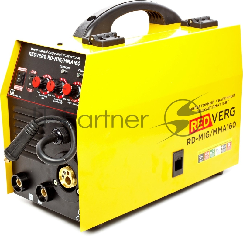 Аппарат сварочный бестрансформаторный REDVERG RD-MIG/MMA160 полуавтомат 6632722