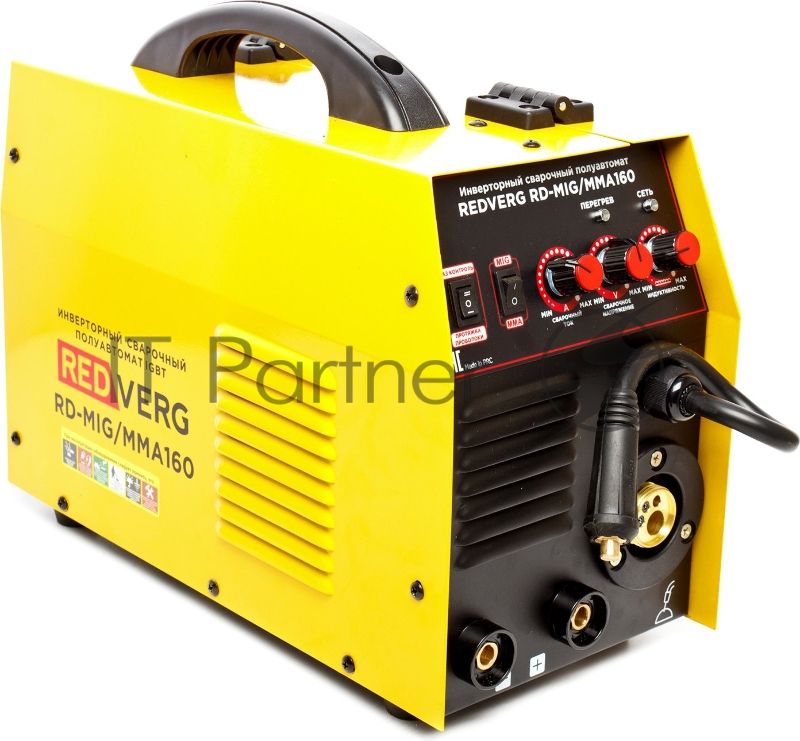 Аппарат сварочный бестрансформаторный REDVERG RD-MIG/MMA160 полуавтомат 6632722