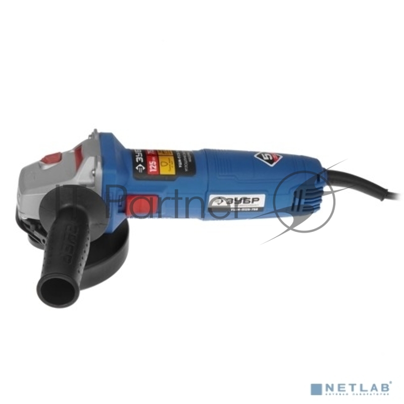 Углошлифовальная машина ЗУБР Профессионал одноруч. хват, пылезащита, 125 мм, 11000 об/мин, 750 Вт УШМ-П125-750