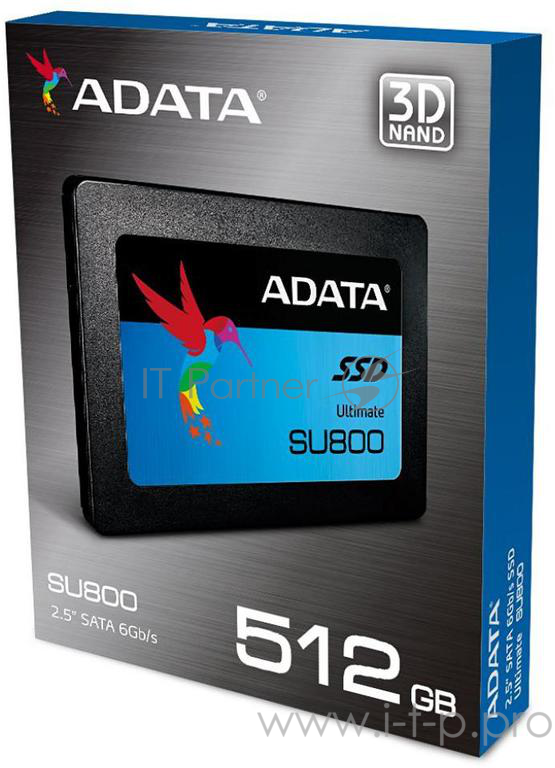 накопитель A-DATA SSD 512GB SU800 ASU800SS-512GT-C {SATA3.0, 7mm}