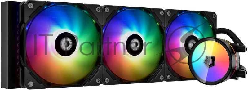 Комплект водяного охлаждения ID-COOLING ZOOMFLOW 360 XT LGA20XX/LGA115X/AM4/AM3/+/AM2/ 350W, ARGB FAN and PUMP, PWM, TRIPLE FAN 120mm) RET