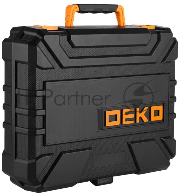 Дрель ударная сетевая DEKO DKID600W в пластиковом кейсе + набор инструментов 92 предмета063-4157