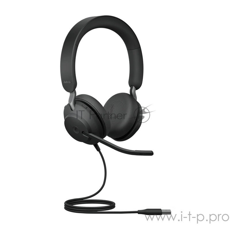Гарнитура проводная Jabra Evolve2 40, USB-A, MS Stereo RTL {10}