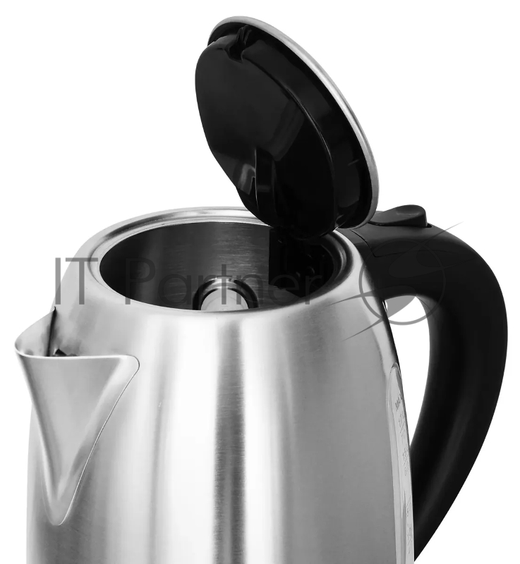 Чайник электрический Hyundai HYK-S2014 1.7л. 2200Вт серебристый/черный (корпус: нержавеющая сталь)