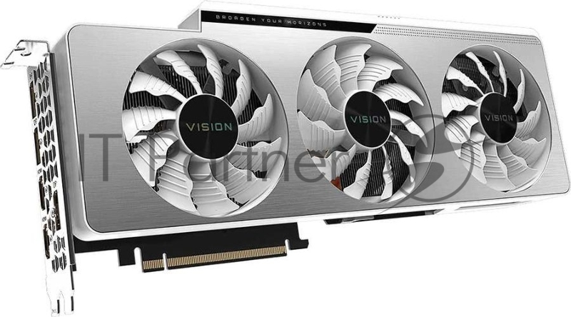 Видеокарта Gigabyte PCI-E 4.0 GV-N3080VISION OC-10GD 2.0 LHR NVIDIA GeForce RTX 3080 10240Mb 320 GDDR6X 1800/19000/HDMIx2/DPx3/HDCP Ret