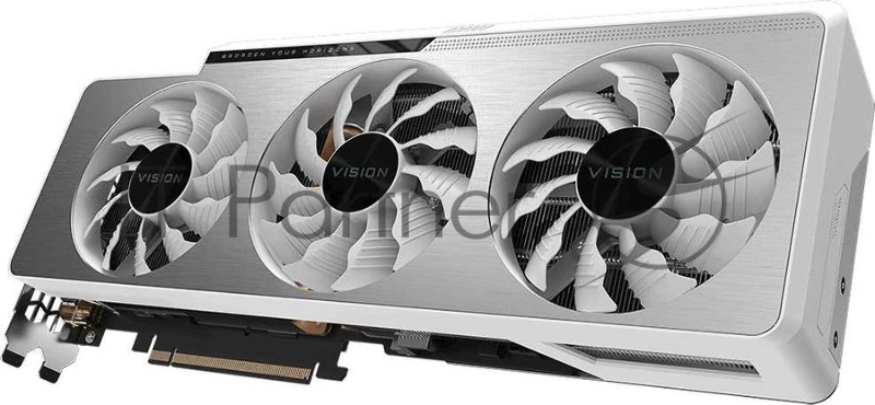 Видеокарта Gigabyte PCI-E 4.0 GV-N3080VISION OC-10GD 2.0 LHR NVIDIA GeForce RTX 3080 10240Mb 320 GDDR6X 1800/19000/HDMIx2/DPx3/HDCP Ret