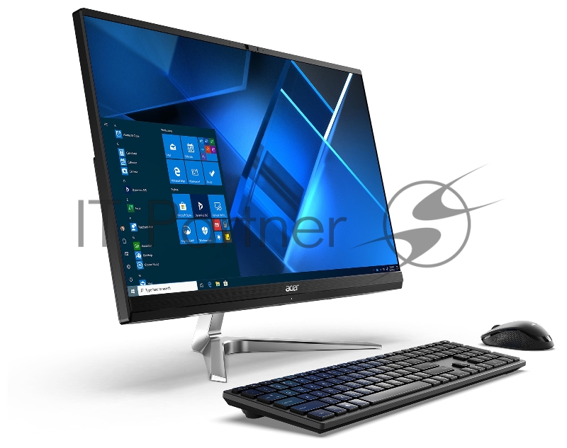 Моноблок ACER Veriton EZ2740G All-In-One 23.8 (1920x1080), i5-1135G7, 8GB DDR4 2666, 256GB SSD M.2, Intel Iris Xe, WiFi, BT, NoODD, USB KB&Mouse, Win 10 Pro, 1Y Carry-in
