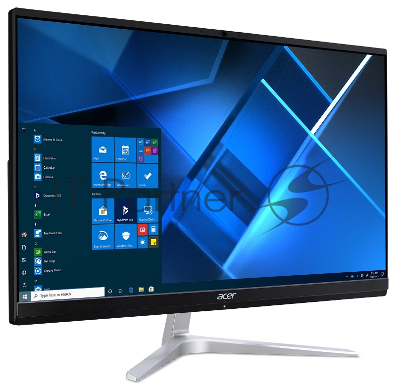 Моноблок ACER Veriton EZ2740G All-In-One 23.8 (1920x1080), i5-1135G7, 8GB DDR4 2666, 256GB SSD M.2, Intel Iris Xe, WiFi, BT, NoODD, USB KB&Mouse, Win 10 Pro, 1Y Carry-in