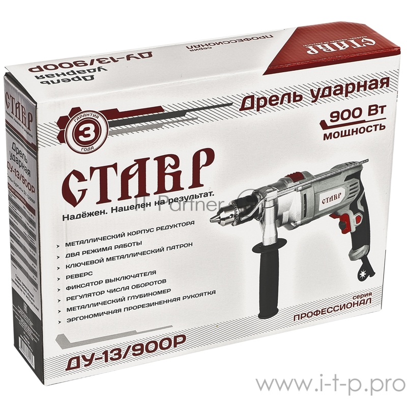 Дрель Ставр ДУ-13/900Р